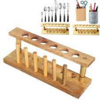 Burette stand for drying wooden